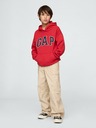 GAP Detská mikina s logom a fleece GAP