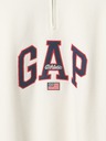 GAP Oversize mikina s logom Americana GAP