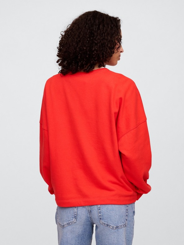 GAP Oversize mikina s logom Americana GAP