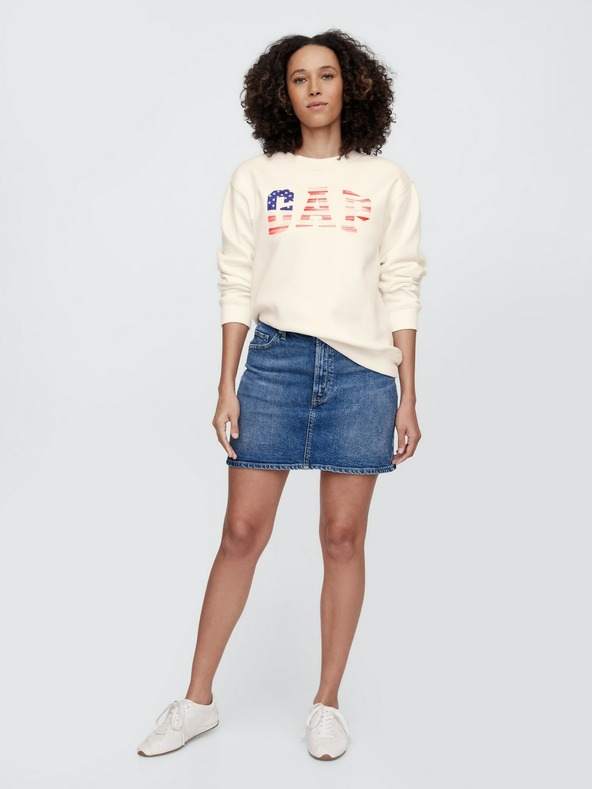GAP Mikina s logom Heritage Americana GAP