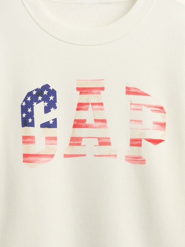 GAP Mikina s logom Heritage Americana GAP