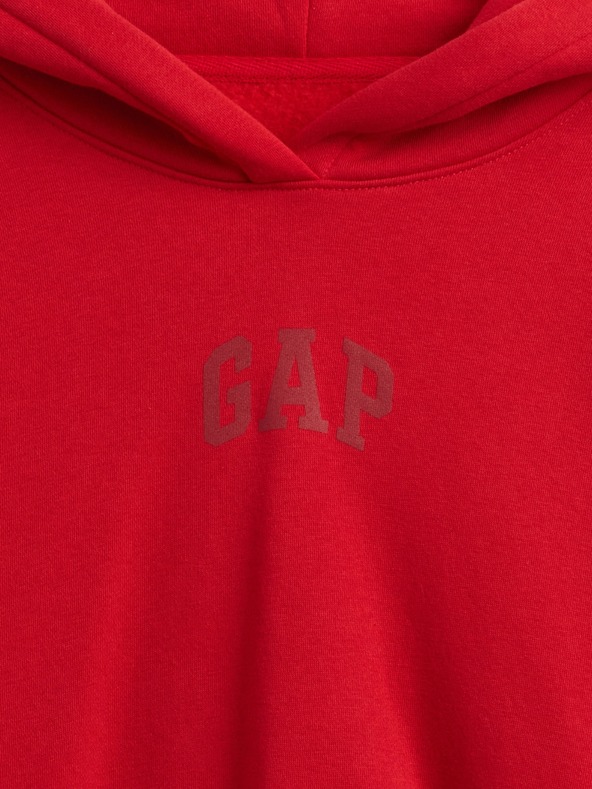GAP Mikina s kapucňou Logo Cropped Americana GAP