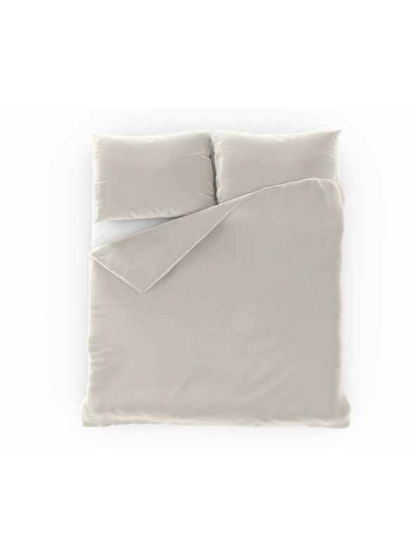 Kvalitex Saténové posteľné obliečky Luxury Collection 140x200, 70x90cm biele Kvalitex