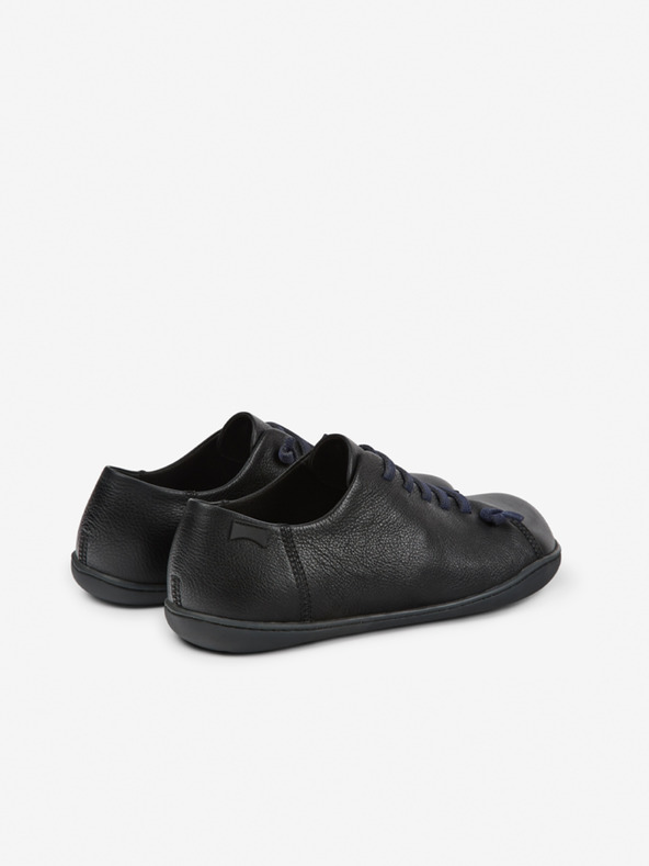 Camper Čierne pánske kožené topánky Camper