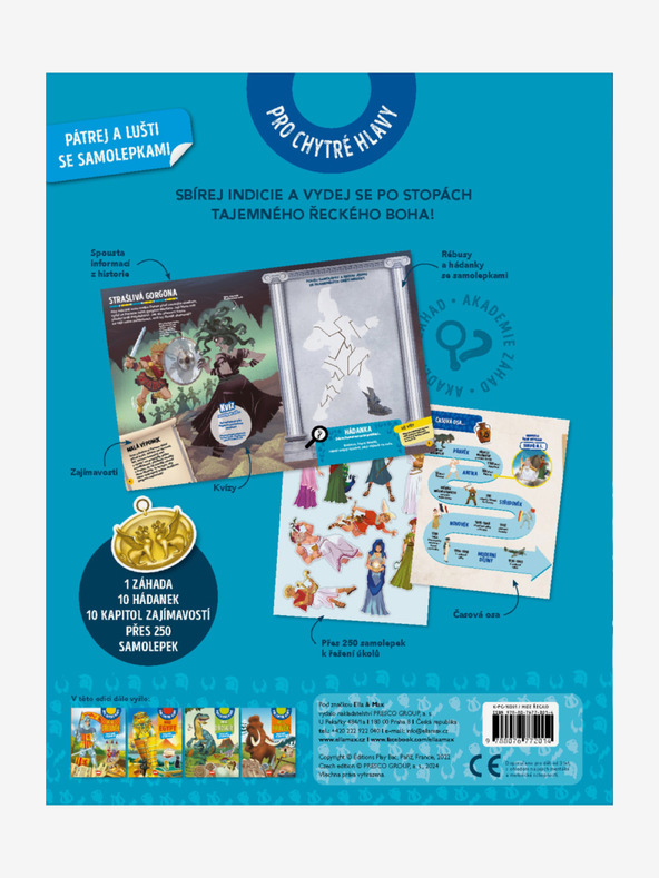 ELLA & MAX MISE GREEK - Pátranie a záchrana so samolepkami