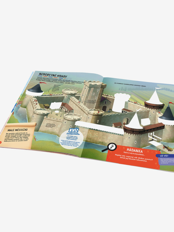 ELLA & MAX MISE MEDIEVAL - Pátranie a záchrana so samolepkami