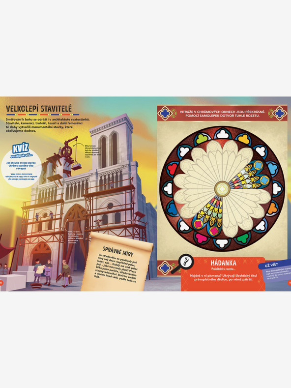 ELLA & MAX MISE MEDIEVAL - Pátranie a záchrana so samolepkami