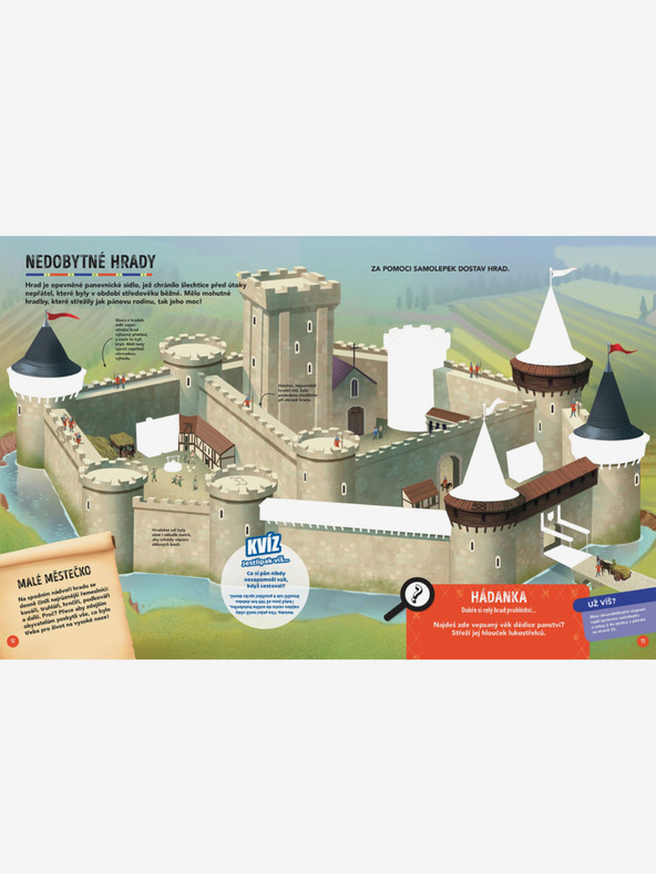 ELLA & MAX MISE MEDIEVAL - Pátranie a záchrana so samolepkami