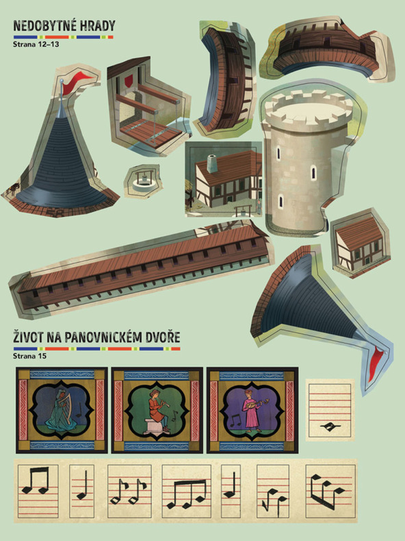 ELLA & MAX MISE MEDIEVAL - Pátranie a záchrana so samolepkami