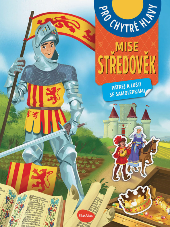 ELLA & MAX MISE MEDIEVAL - Pátranie a záchrana so samolepkami