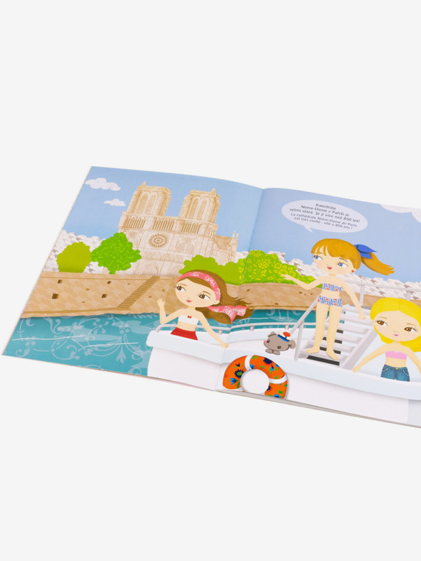 ELLA & MAX Obliekanie pre EMMU - kniha so samolepkami