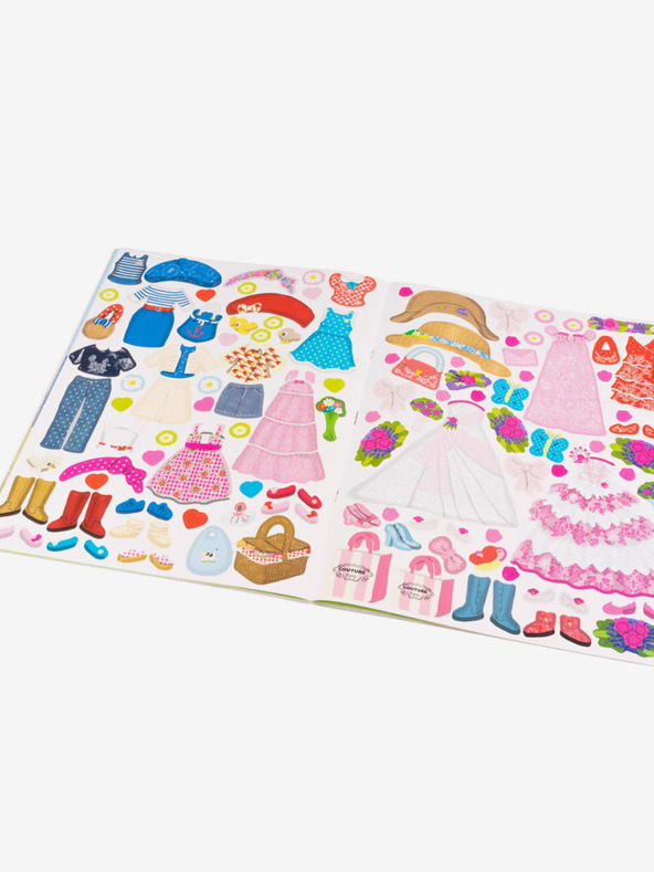 ELLA & MAX Obliekanie pre EMMU - kniha so samolepkami