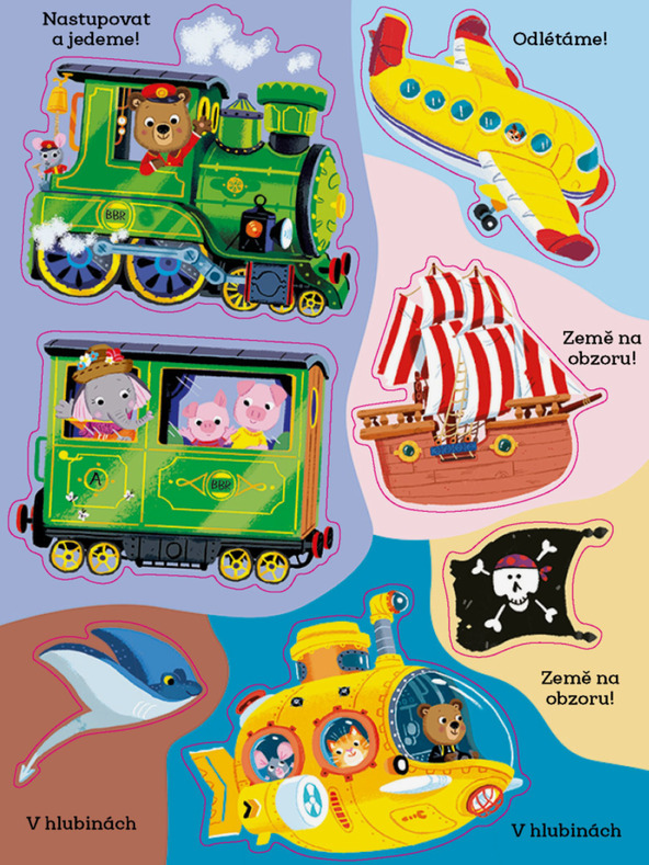 ELLA & MAX MAD ŠIKULA: POZNÁME DOPRAVU - Kniha so samolepkami