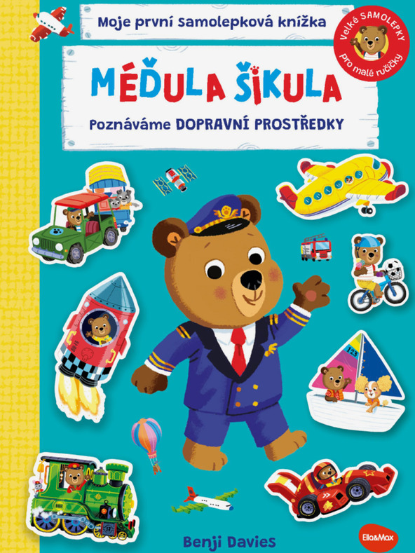 ELLA & MAX MAD ŠIKULA: POZNÁME DOPRAVU - Kniha so samolepkami