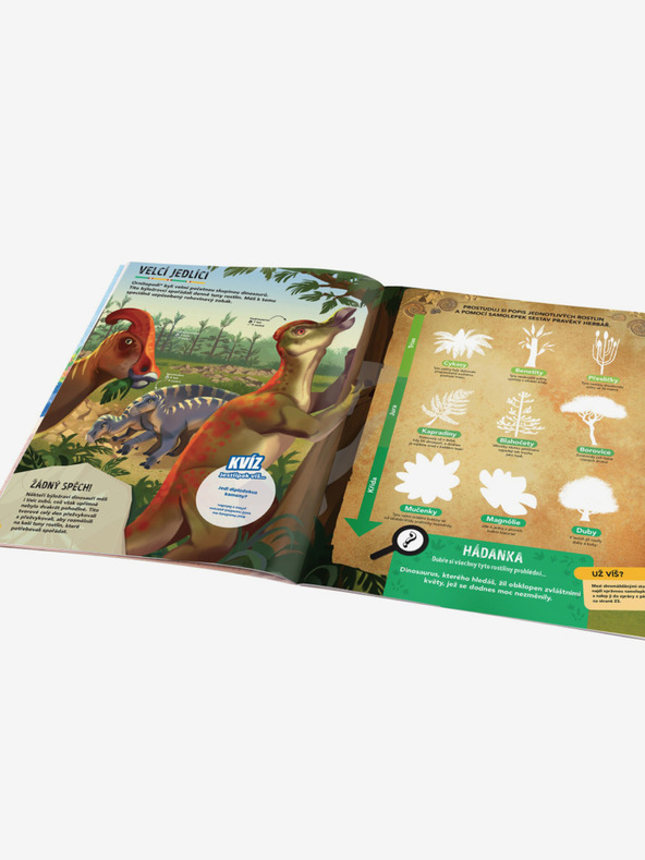 ELLA & MAX MISE DINOSAUROV - Pátranie a záchrana so samolepkami