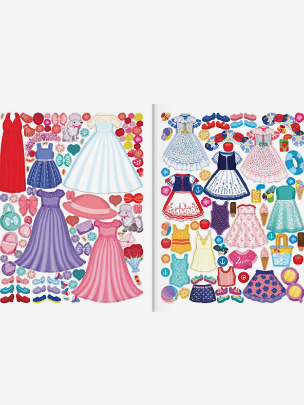 ELLA & MAX Šaty pre ELIŠKU ─ Kniha samolepiek