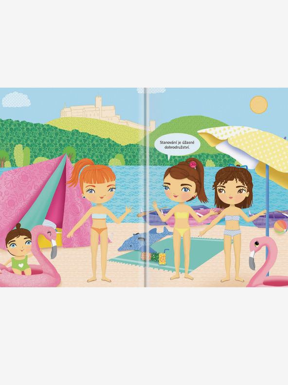 ELLA & MAX Šaty pre ELIŠKU ─ Kniha samolepiek