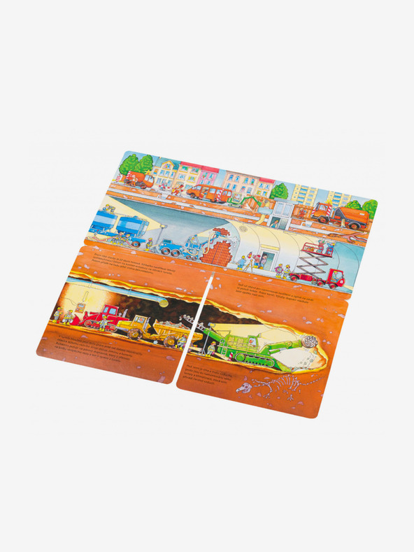 ELLA & MAX STAVBY NAD A POD ZEMOU - Veľkoformátová rozkladacia kniha