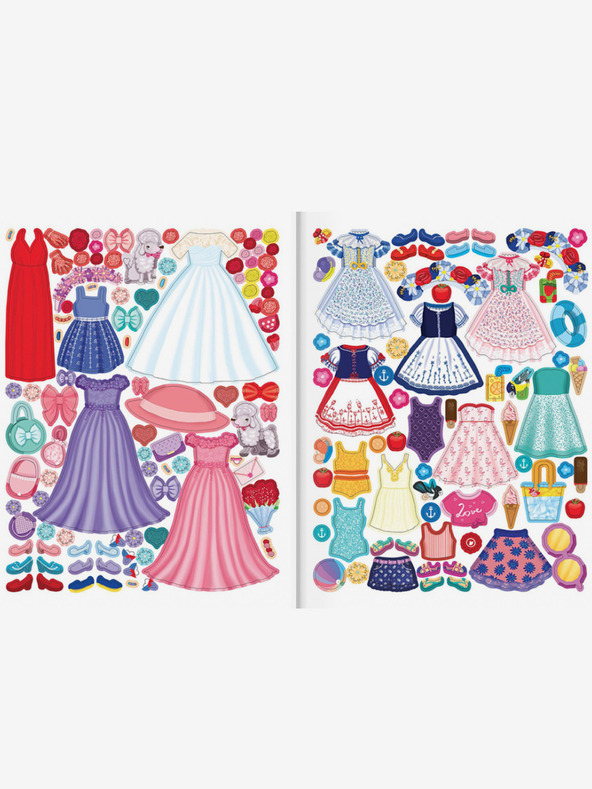 ELLA & MAX Šaty pre ADÉLKU ─ Kniha samolepiek