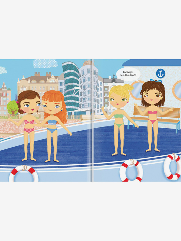 ELLA & MAX Šaty pre ADÉLKU ─ Kniha samolepiek