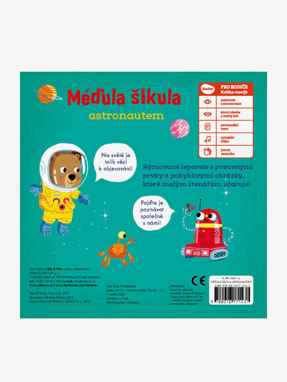 ELLA & MAX BUTTERFLY ŠIKULA ASTRONAUT - Pohyblivé obrázky