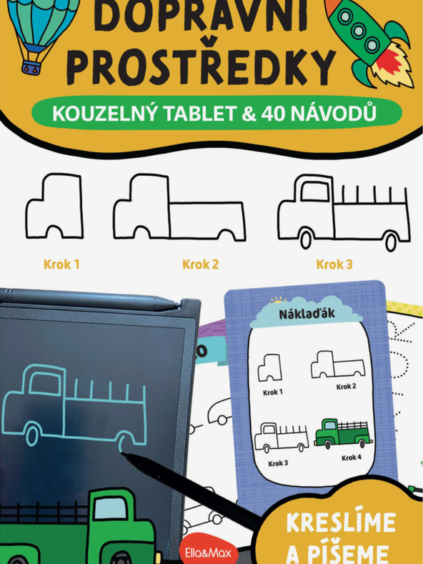 ELLA & MAX Magický tablet a 40 návodov - DOPRAVA
