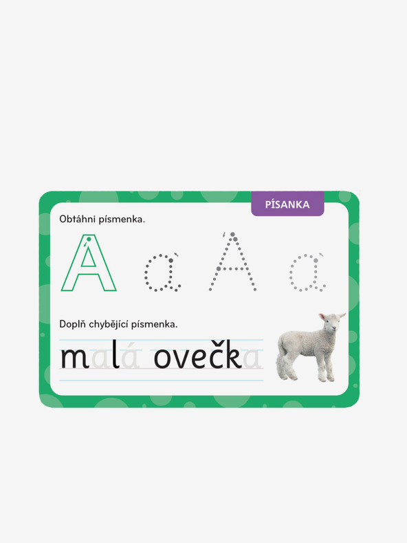 ELLA & MAX Magická tabuľka a stieracie karty - Prvé písmo