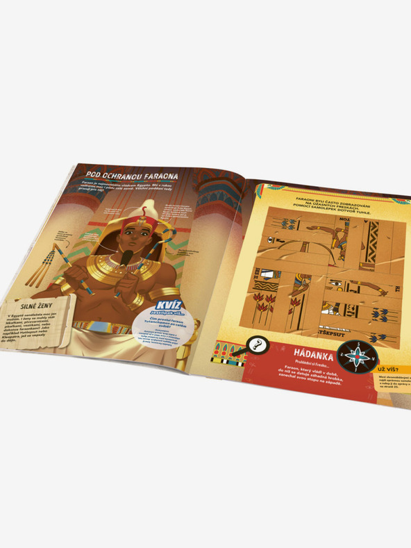 ELLA & MAX MISE EGYPT - Pátranie a záchrana so samolepkami