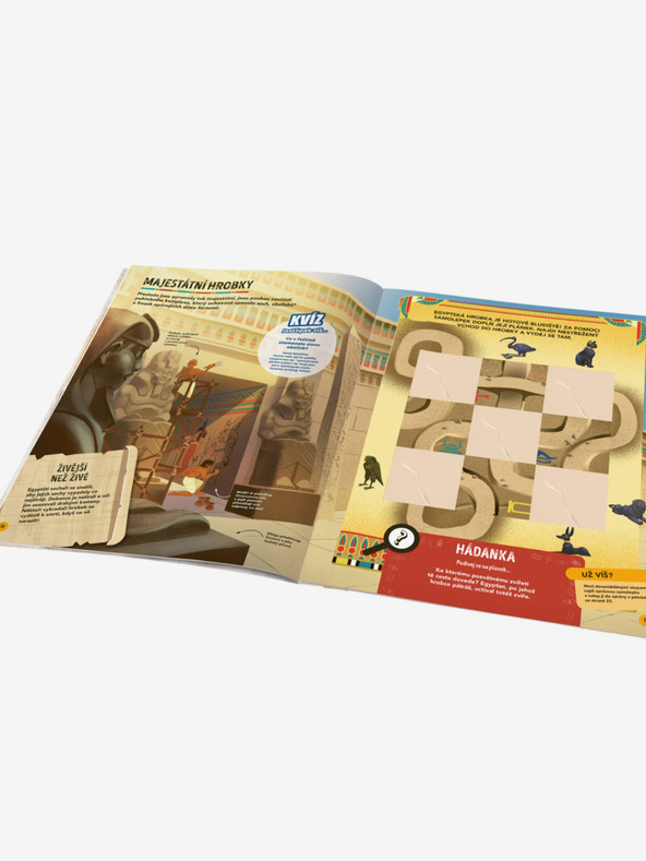 ELLA & MAX MISE EGYPT - Pátranie a záchrana so samolepkami