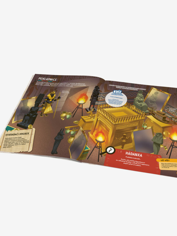 ELLA & MAX MISE EGYPT - Pátranie a záchrana so samolepkami