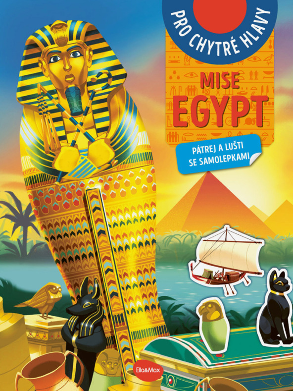 ELLA & MAX MISE EGYPT - Pátranie a záchrana so samolepkami
