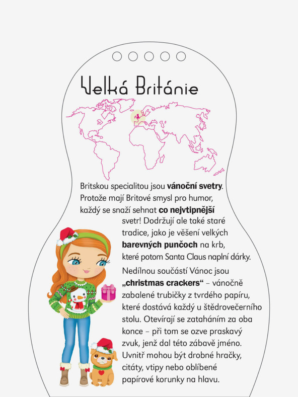 ELLA & MAX Obliekame bábiky VIANOCE – Omaľovánky