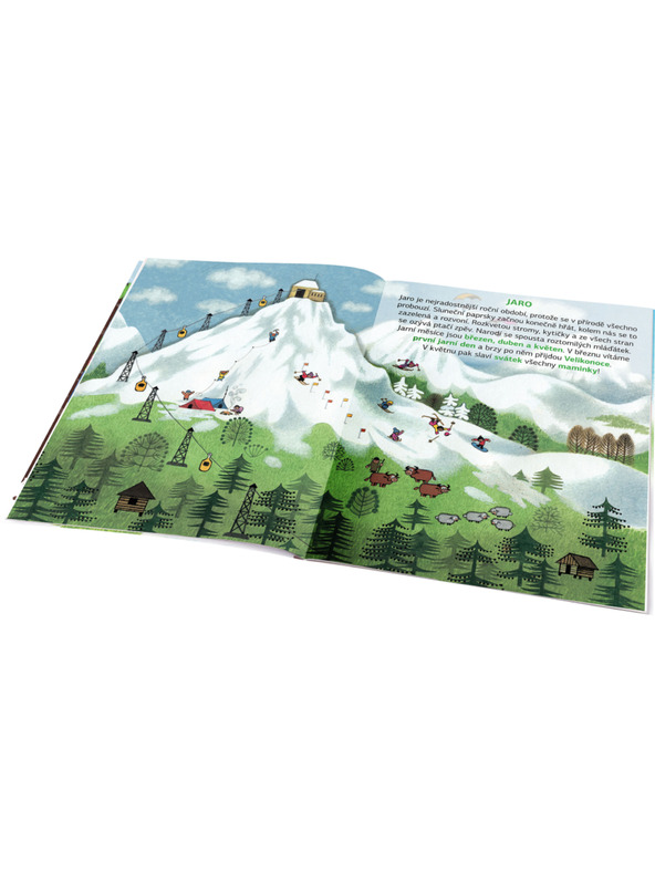 ELLA & MAX KRTKO a JAR ─ Kniha samolepiek