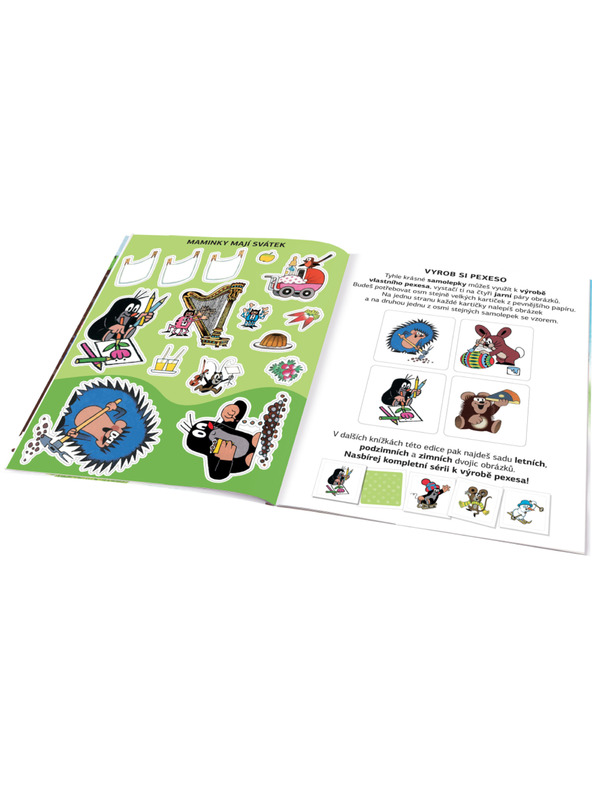 ELLA & MAX KRTKO a JAR ─ Kniha samolepiek