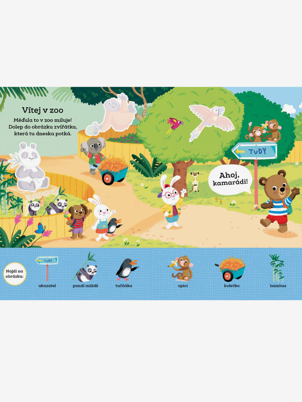 ELLA & MAX MÉDULA ŠIKULA: POZNÁVAME ZVIERATÁ - Kniha so samolepkami