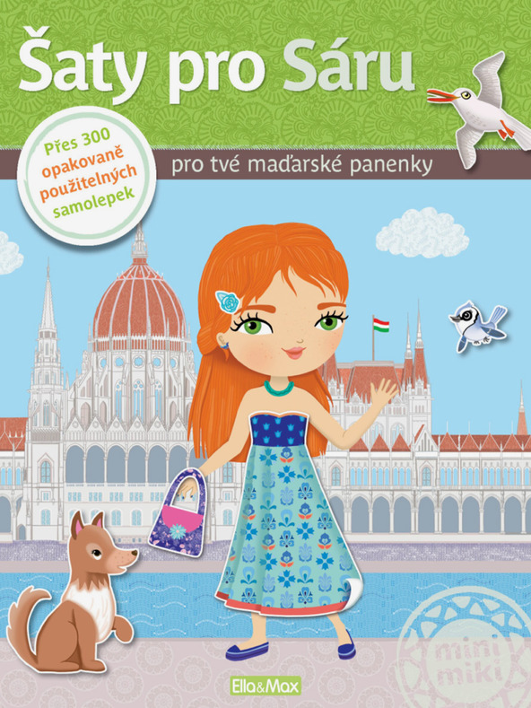 ELLA & MAX Šaty pre SÁRU ─ Kniha samolepiek