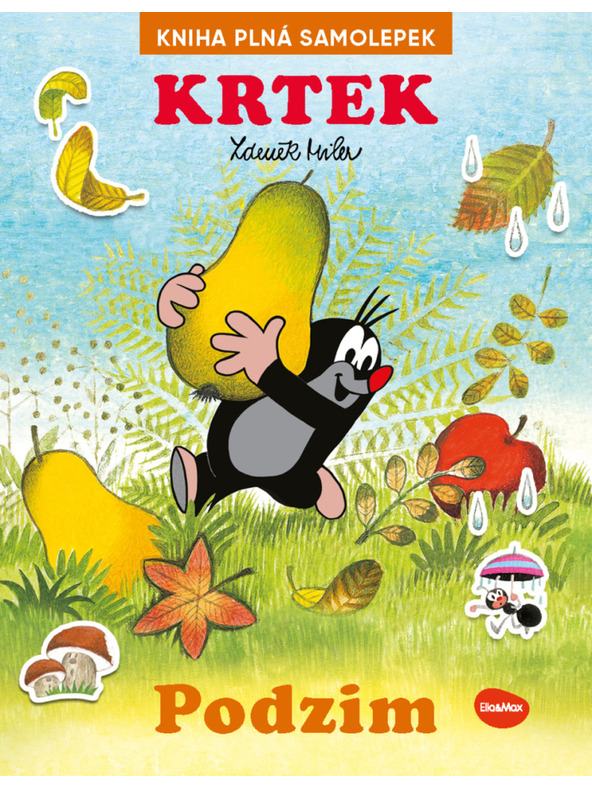 ELLA & MAX KRTKO a JESEŇ ─ Kniha samolepiek