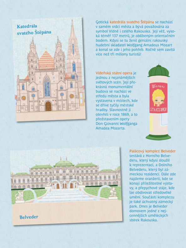 ELLA & MAX JÚLIA a VIEDEŇ - Mesto plné samolepiek