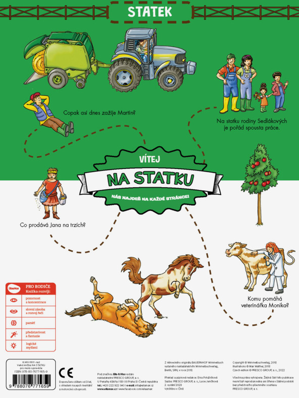 ELLA & MAX Veľká kniha na farme pre malých rozprávačov