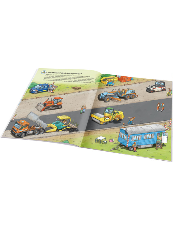 ELLA & MAX Moja prvá kniha samolepiek - STAVEBNÉ STROJE