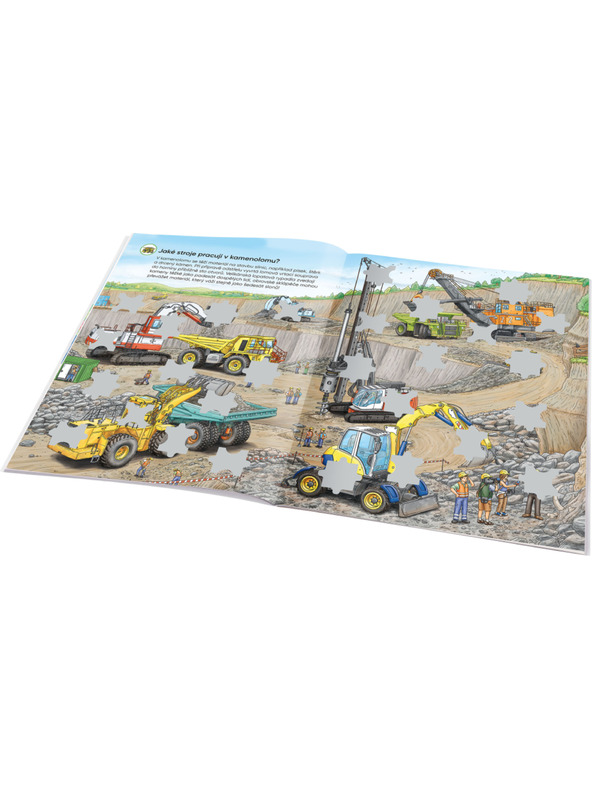 ELLA & MAX Moja prvá kniha samolepiek - STAVEBNÉ STROJE