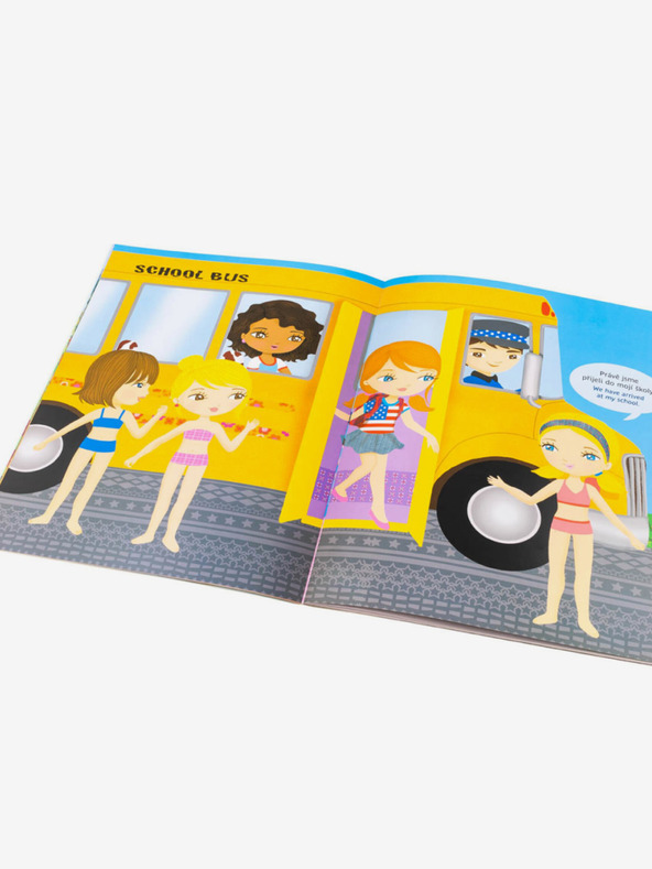 ELLA & MAX Šaty pre AMY - kniha samolepiek