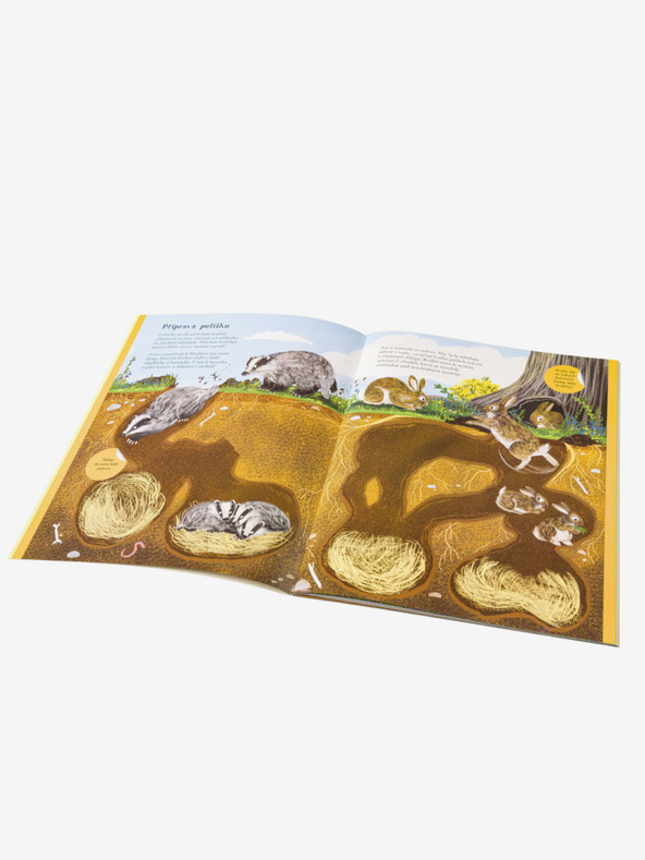 ELLA & MAX Ježkovia, ucháči a iné chlpaté tvory - Kniha samolepiek