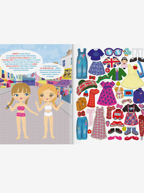 ELLA & MAX KATE & LONDÝN - Mesto plné samolepiek