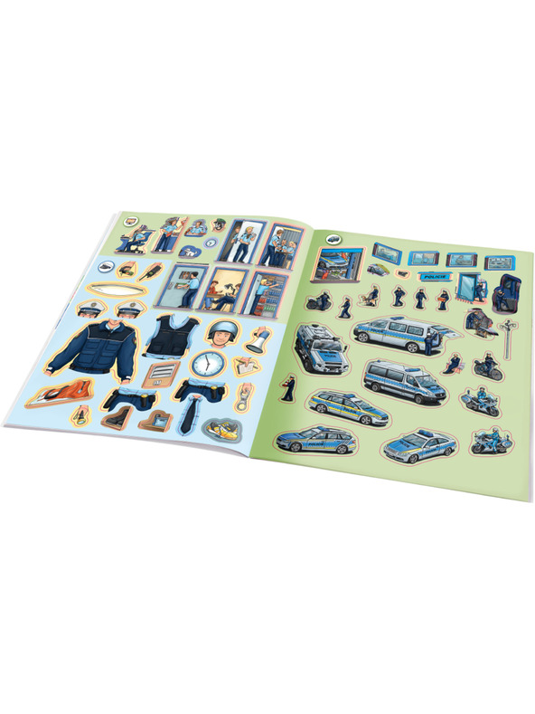 ELLA & MAX Moja prvá kniha samolepiek - POLÍCIA