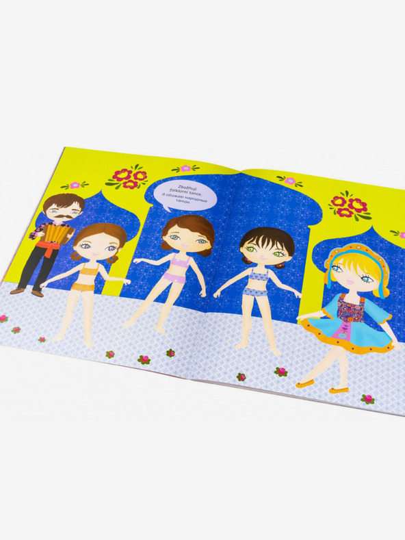 ELLA & MAX Šaty pre Lenu - kniha samolepiek