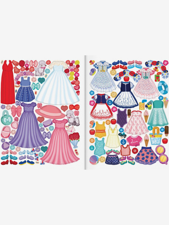 ELLA & MAX Šaty pre ANIČKU ─ Kniha samolepiek