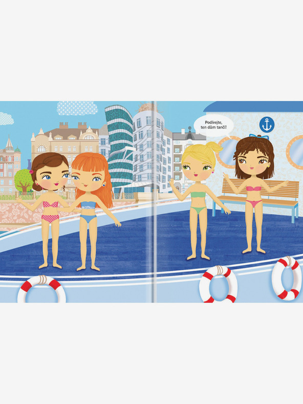 ELLA & MAX Šaty pre ANIČKU ─ Kniha samolepiek