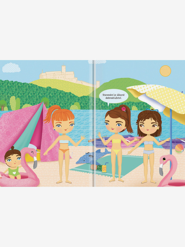 ELLA & MAX Šaty pre ANIČKU ─ Kniha samolepiek