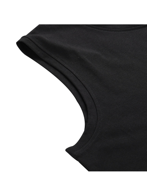 ALPINE PRO Pánske rýchloschnúce tielko ALPINE PRO QARET black